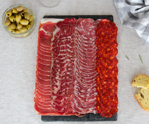 Assortiment de charcuteries du sud ouest