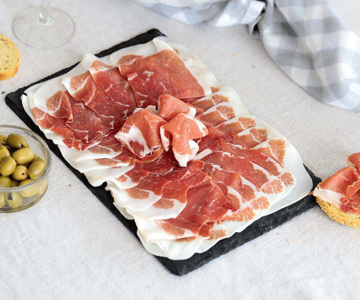 Chiffonnade de Jambon de Bayonne IGP 10-12 mois d'affinage - La Maison du Jambon de Bayonne