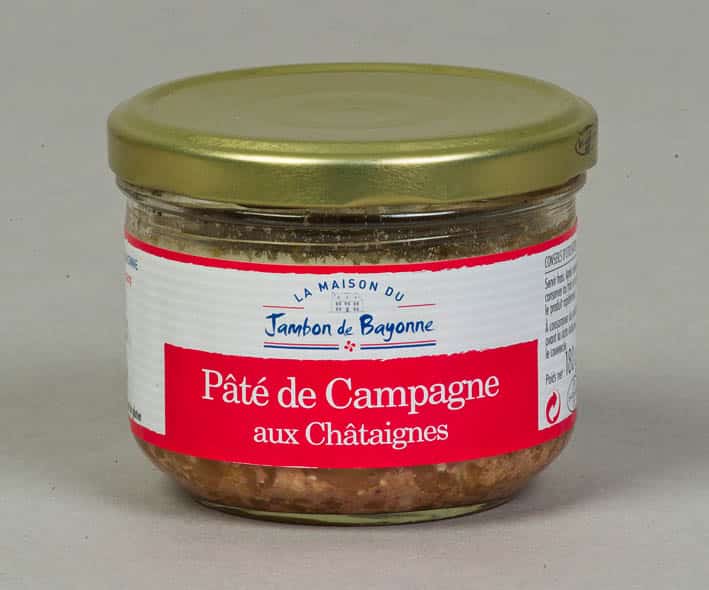 Pâté de campagne aux châtaignes (180g) La Maison du Jambon de Bayonne