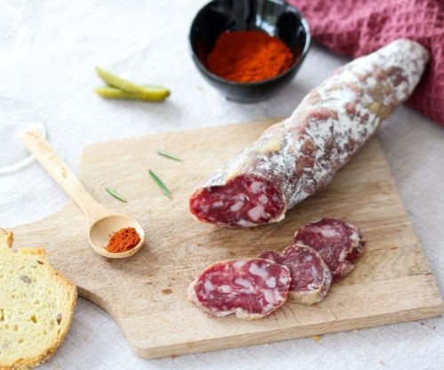 saucisson sec au piment d'espelette