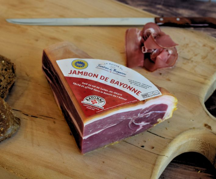Support et couteau à jambon - La Maison du Jambon de Bayonne