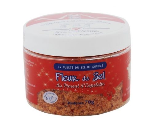 Fleur der sel au piment d'Espelette 70gr