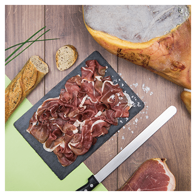 Chiffonnade de jambon de Bayonne