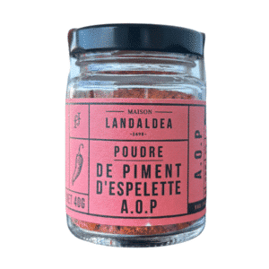 Poudre de piment d'espelette AOP 40 grammes