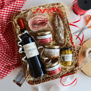 Image du coffret gourmand gibier - chevreuil sanglier sur le site de la Maison du Jambon de Bayonne