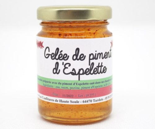 gelée de piment d'espelette 120 grammes