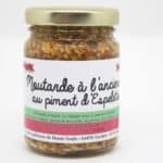 Moutarde à l'ancienne au piment d'Espelette 90 gr