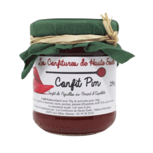 Confit pim 250 grammes des confitures de Haute-Soule