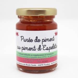 purée de piment au piment d'espelette 90 grammes