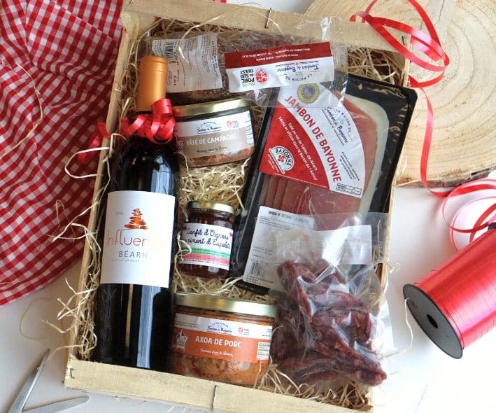 Panier gourmand et idées cadeaux composés de produits régionaux