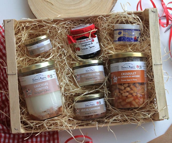 Panier garni, panier cadeau gourmand