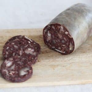 Photo de boudin noir traditionnel du sud ouest