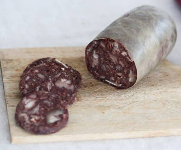 Photo de boudin noir traditionnel du sud ouest