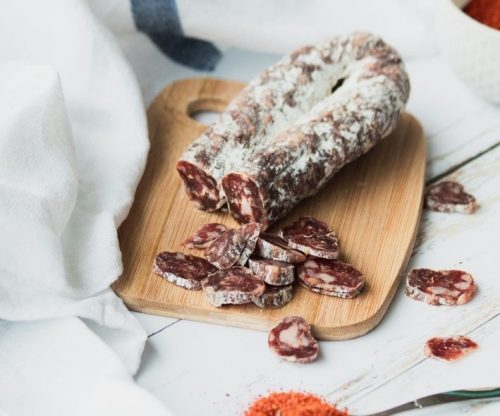 saucisse sèche au piment d'espelette