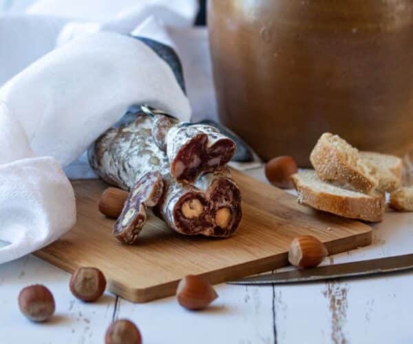image saucisson artisanal porc noisettes