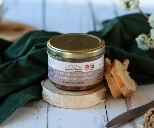 paté de campagne jambon de bayonne 180 grammes