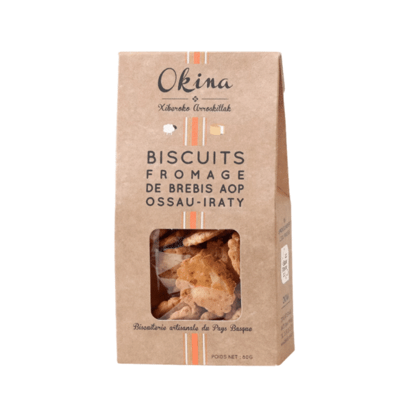 Biscuits Okina fromage de brebis AOP Ossau-Iraty