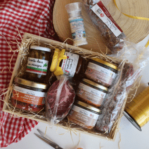 Photo coffret basque et béarnais, panier gourmand produits artisanaux