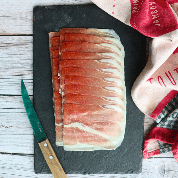 image de 20 tranches fines de chiffonnade de Jambon de Bayonne