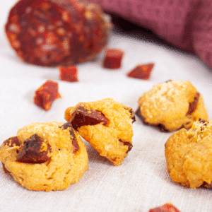 image recette cookie chorizo salés