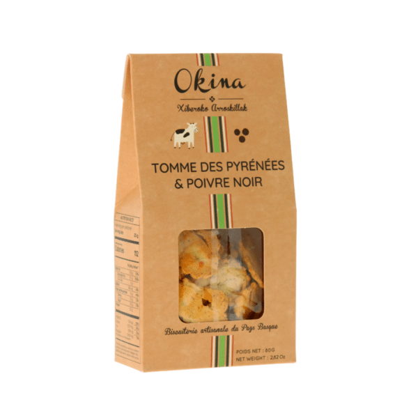 Image de biscuits salés apéritif pays basque - okina 80gr