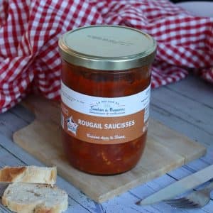Image de plat cuisiné "Rougail Saucisses" par la Maison du Jambon de Bayonne - Bocal verre